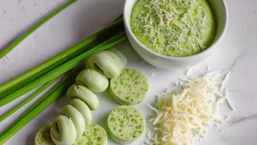Garlic Scapes Fresh Ingredients in Meal Prep