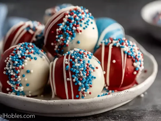 Colorful 4Th of July Truffles: Creamy and Patriotic Treats