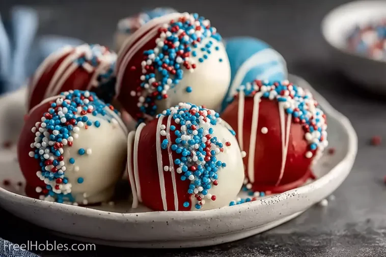 Colorful 4Th of July Truffles: Creamy and Patriotic Treats