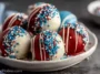 Colorful 4Th of July Truffles: Creamy and Patriotic Treats