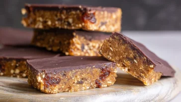 Delicious Almond Flour Date Cookie Dough Bars Ready to Enjoy