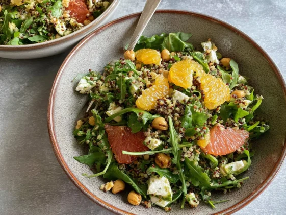Vibrant Arugula Citrus Salad with Fresh Ingredients