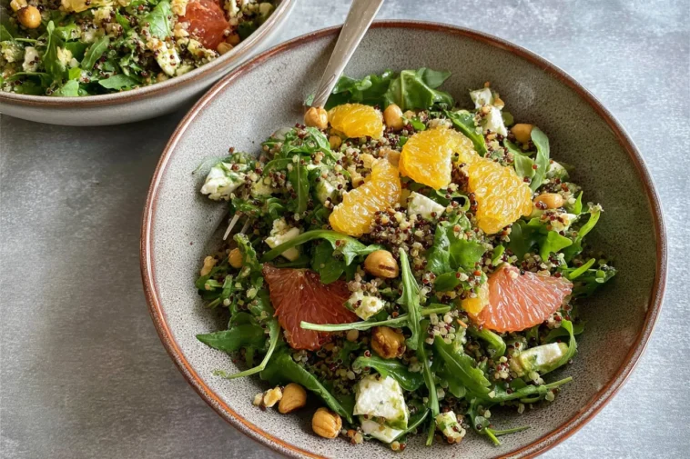 Vibrant Arugula Citrus Salad with Fresh Ingredients