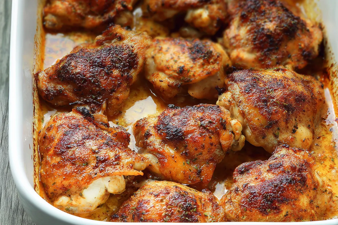 Baked Boneless Chicken Thighs 
