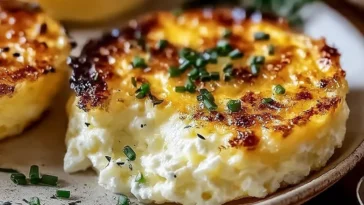Baked Cottage Cheese Eggs Freshly Out of the Oven