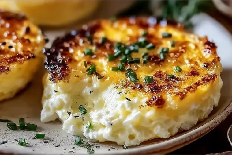 Baked Cottage Cheese Eggs Freshly Out of the Oven
