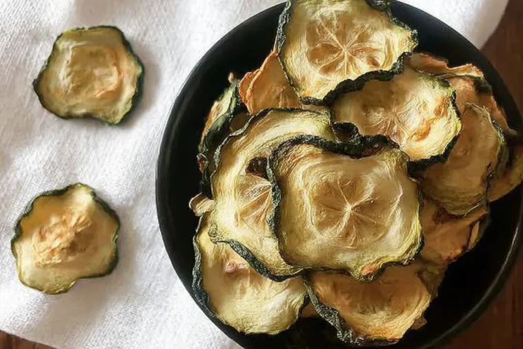 Crunchy Baked Cucumber Chips