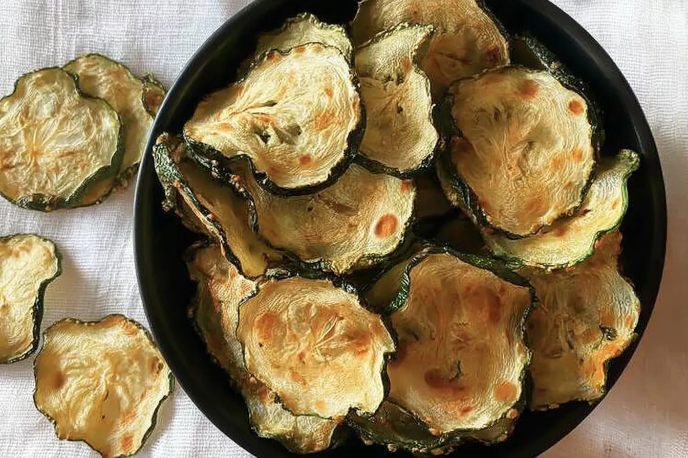 Baked Cucumber Chips Recipe