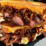 BBQ Brisket Melts: A Deliciously Tasty Treat! 15 BBQ Brisket Melts: Cheesy Goodness on Toast