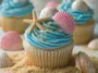 Beach Themed Cupcakes - Summer Delight