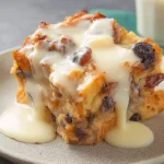 Best Bread Pudding with Vanilla Sauce