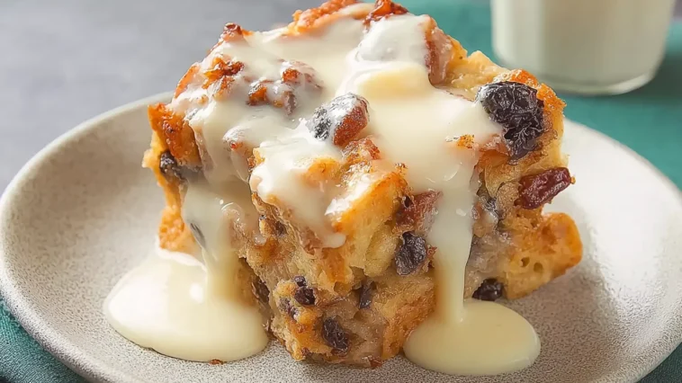 Best Bread Pudding with Vanilla Sauce