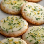 Best Mojito Sugar Cookies on a Plate