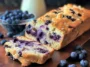 Blueberry Cream Cheese Bread Slice