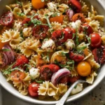 Bruschetta Pasta Salad: A Fresh and Flavorful Delight 5 Bruschetta Pasta Salad with Fresh Tomatoes and Basil