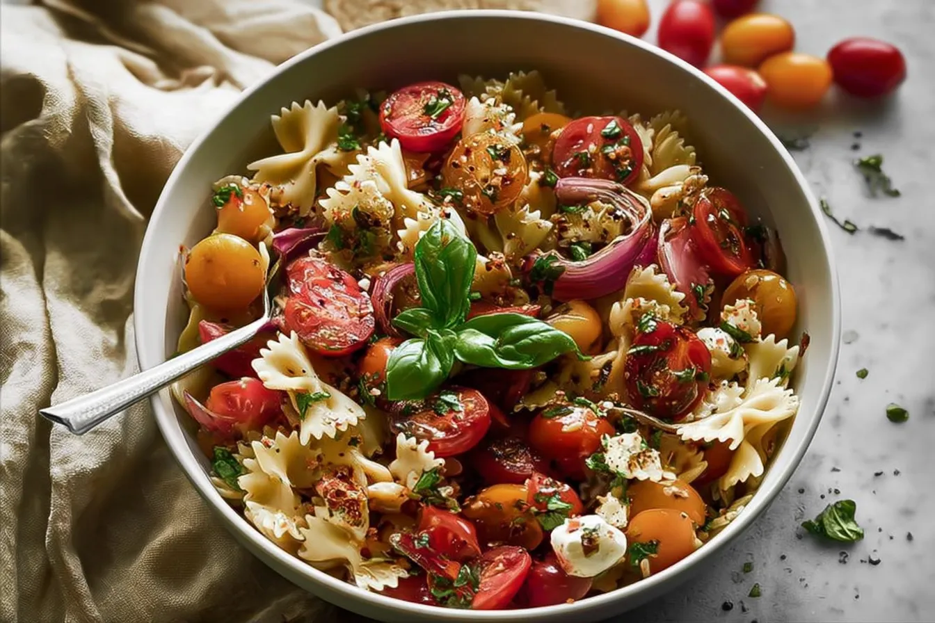 Bruschetta Pasta Salad: A Fresh and Flavorful Delight 4 Bruschetta Pasta Salad