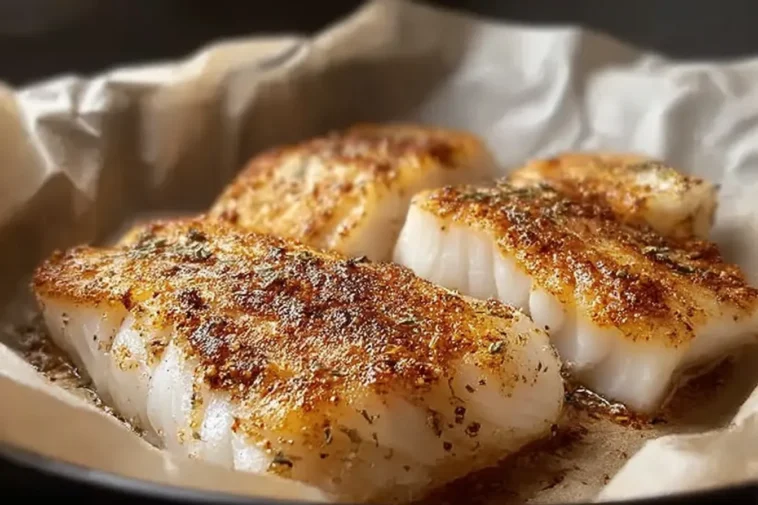 Butter-Baked Haddock Fresh from the Oven