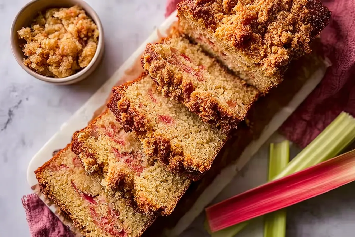 Buttermilk Rhubarb Bread