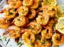 Cajun Garlic Butter Grilled Shrimp Skewers on the Grill