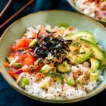 Fresh California Roll Sushi Bowl Ingredients