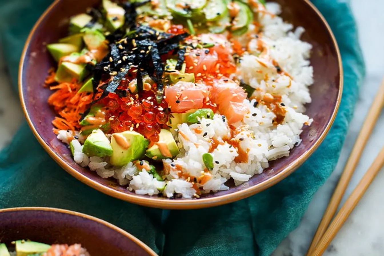 California Roll Sushi Bowls