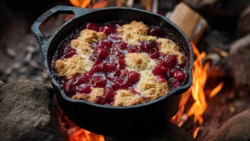 Camping Cobbler – Easy Dutch Oven Dessert Recipe
