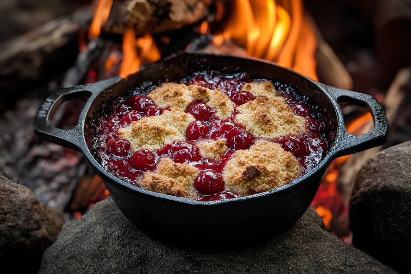 Camping Cobbler Recipe: Easy Dutch Oven Dessert