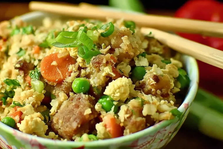 Cauliflower Fried 'Rice' Dish