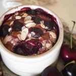 Delicious Cherry Bakewell Baked Oats for One