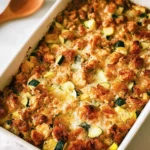 Chicken Zucchini Casserole Ready to Serve