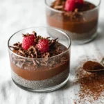 Chocolate Chia Pudding in a Mason Jar