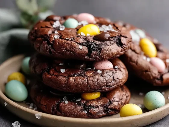 Classic Easter Egg Brownie Cookies Ready to Enjoy