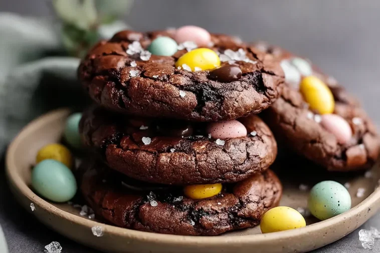 Classic Easter Egg Brownie Cookies Ready to Enjoy