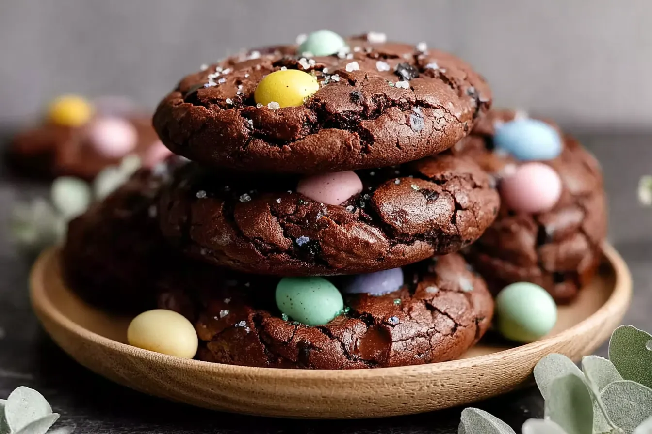 Classic Easter Egg Brownie Cookies 