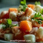 Coastal Catch Seafood Salad - Fresh and Flavorful Dish