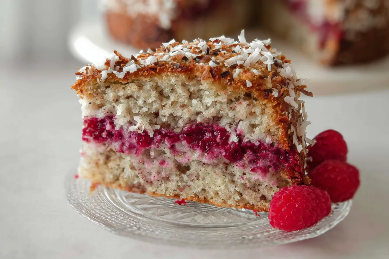 Coconut and Raspberry Cake – Diabetic Friendly Delight! 4 Coconut and Raspberry Cake – Diabetic Friendly