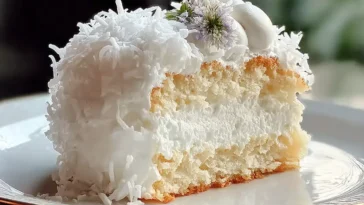 Coconut Cloud Cake: Light and Fluffy Dessert