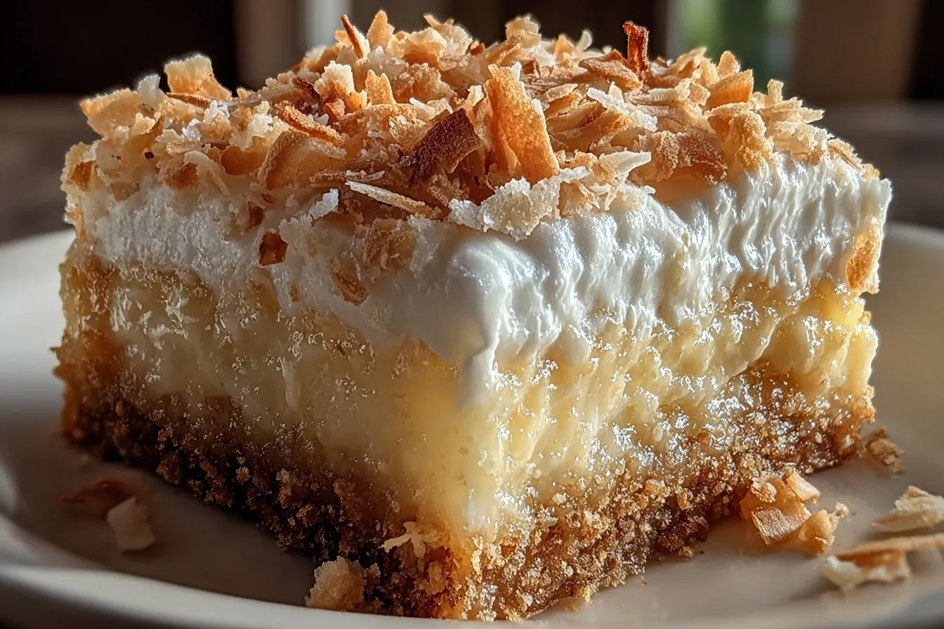 Coconut Cream Dream Bars