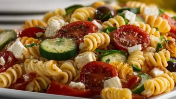 Delicious Italian Pasta Salad Bursting with Color