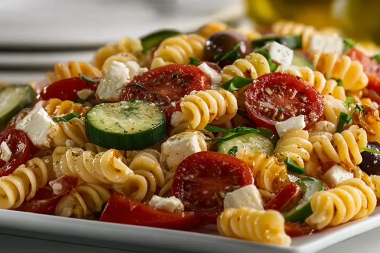 Delicious Italian Pasta Salad Bursting with Color