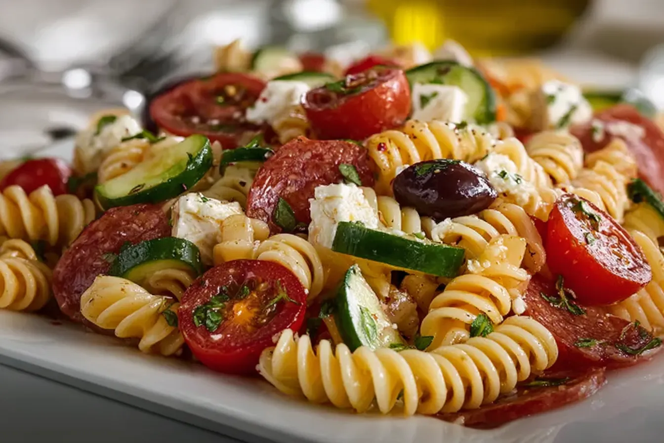 Crave-Worthy Italian Pasta Salad Bursting with Flavor and Color 