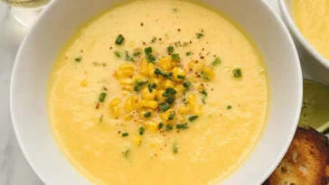 Delicious Creamy Corn Soup Ready to Serve