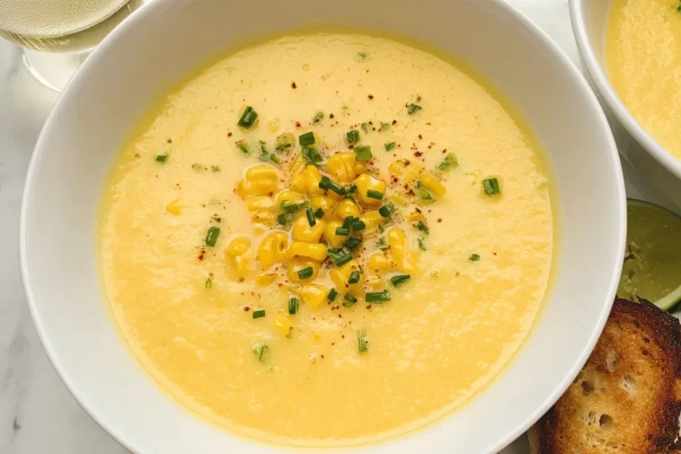 Delicious Creamy Corn Soup Ready to Serve