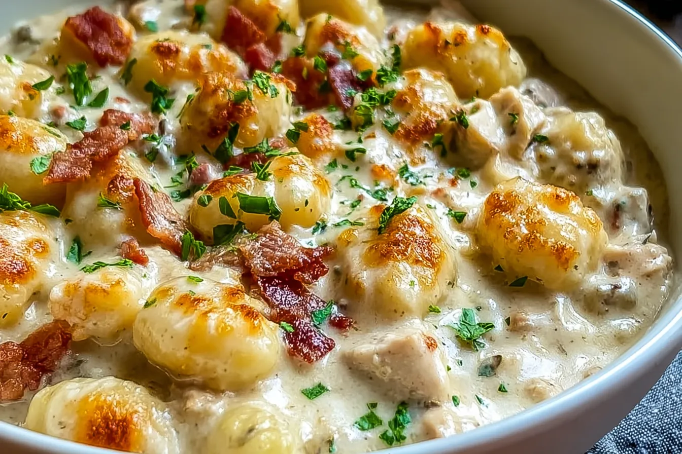 Creamy Crack Chicken Gnocchi: Comfort Food Delight