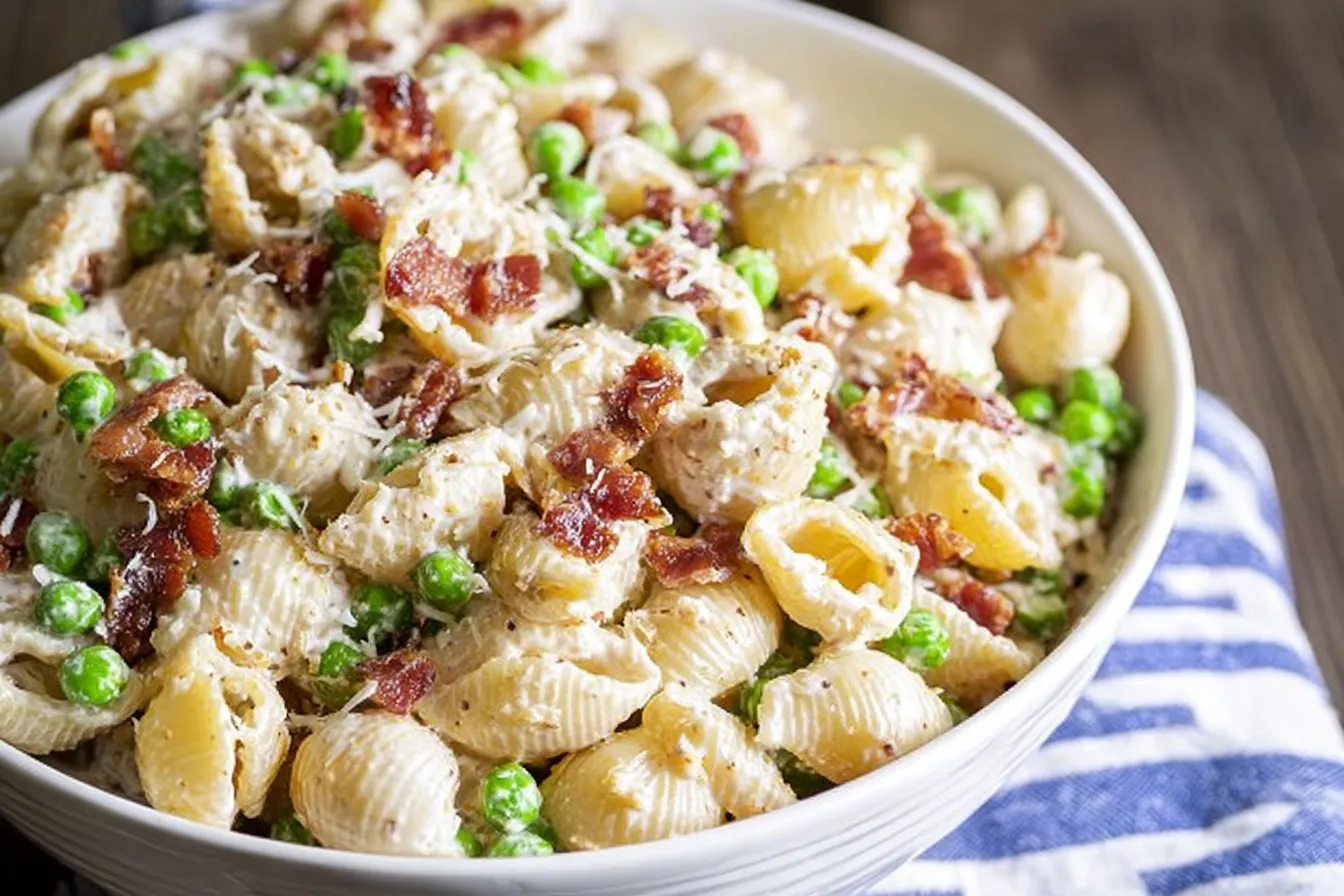 Creamy Pasta Salad in a Bowl