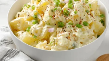 Creamy Potato Salad in a Bowl - Perfect Side Dish