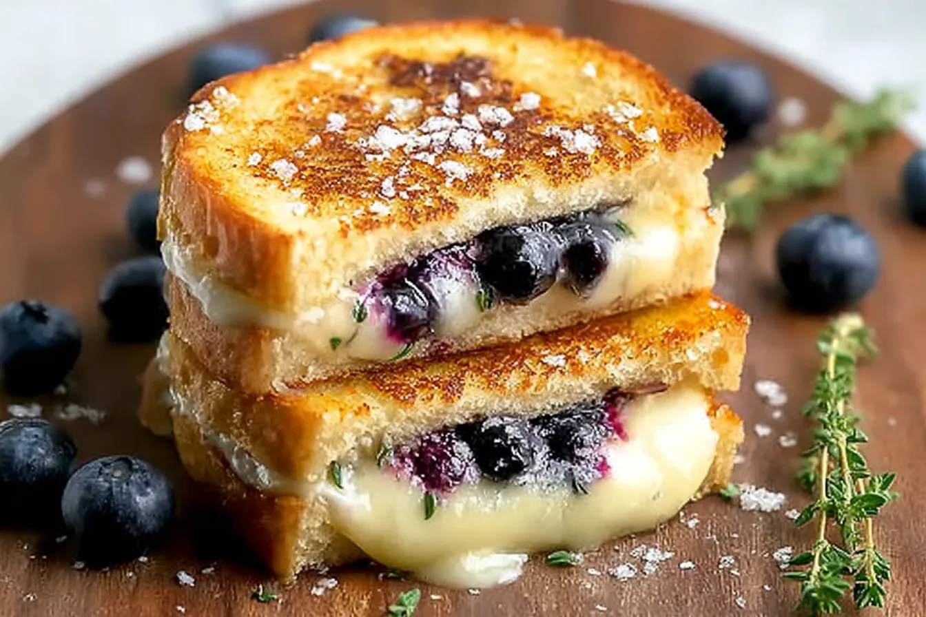 Crispy Blueberry Grilled Cheese: A Sweet & Savory Delight 4 Crispy Blueberry Grilled Cheese