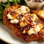 Crispy Hot Honey Feta Chicken Ready to Serve