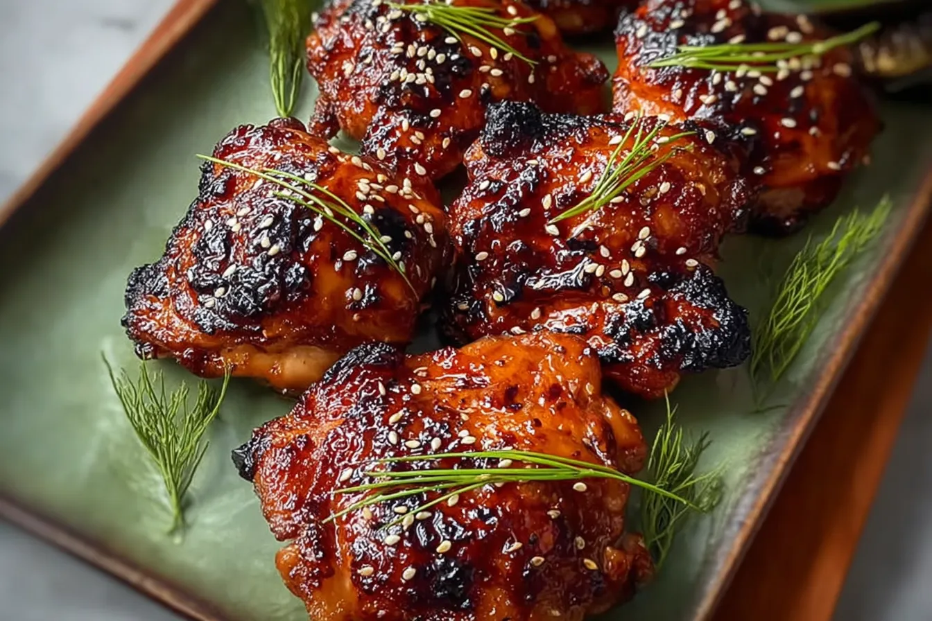 Crispy Japanese BBQ Chicken Thighs - Delicious Grilled Recipe