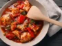 Delicious Crock Pot Chicken Cacciatore on a Plate